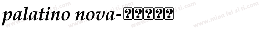 palatino nova字体转换